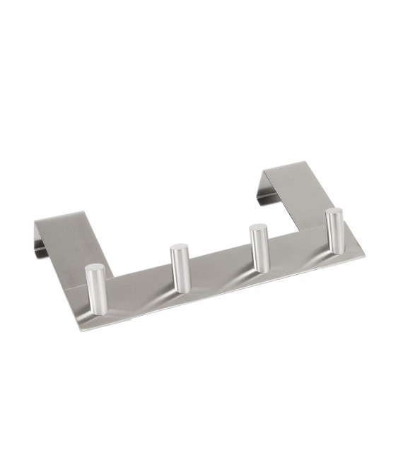 ANDREA HOUSE COLGADOR PUERTA INOX 4 C.