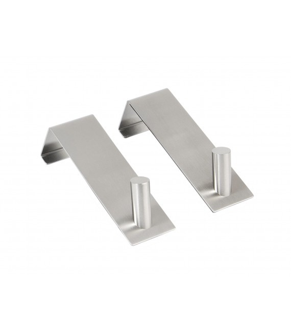 ANDREA HOUSE SET 4 COLGADORES PUERTA INOX