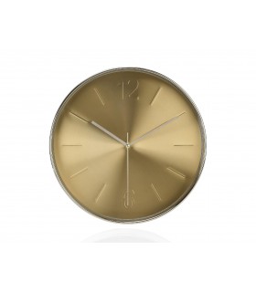 ANDREA HOUSE RELOJ PARED ALUMINIO  ORO VIEJO Ø30X4,5