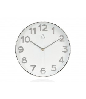 ANDREA HOUSE RELOJ PLATA Ø30X4,2CM