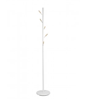 ANDREA HOUSE PERCHERO METAL MADERA BLANCO  28,5X174CM
