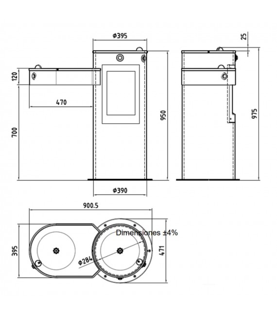 MEDICLINICS FUENTE INOX C/VENTANA RELLENAVASOS PALMERA 2 FA0200CS