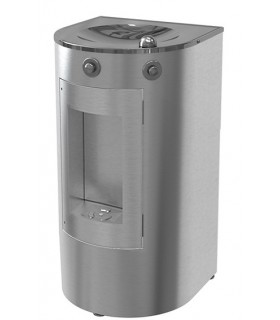 MEDICLINICS FUENTE INOX CON VENTANA RELLENAVASOS FA0145CS