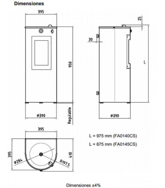 MEDICLINICS FUENTE INOX CON VENTANA RELLENAVASOS FA0140CS