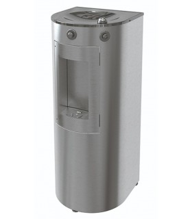 MEDICLINICS FUENTE INOX CON VENTANA RELLENAVASOS FA0140CS