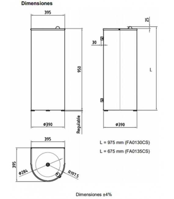 MEDICLINICS FUENTE INOX FA0135CS