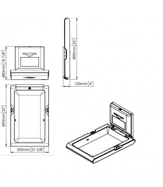 MEDICLINICS CAMBIA-PAÑALES BABYMEDI VERTICAL CP0016VCS