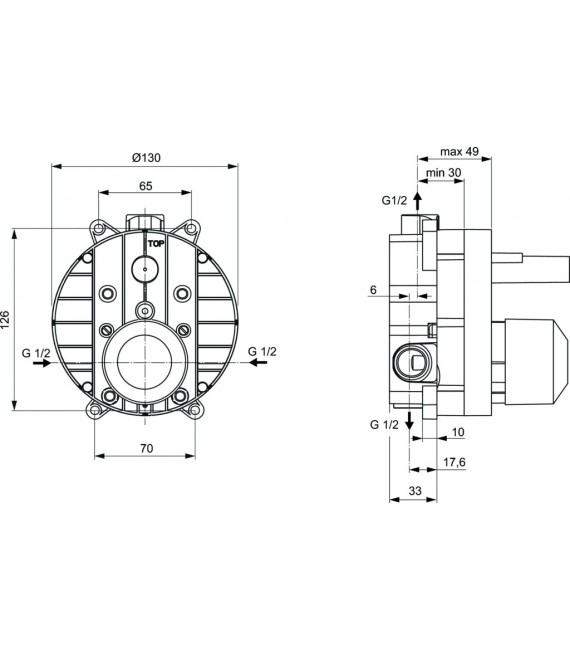 IDEAL STANDARD A1300NU Kit Caja Pre-Instalación "Easy Box"