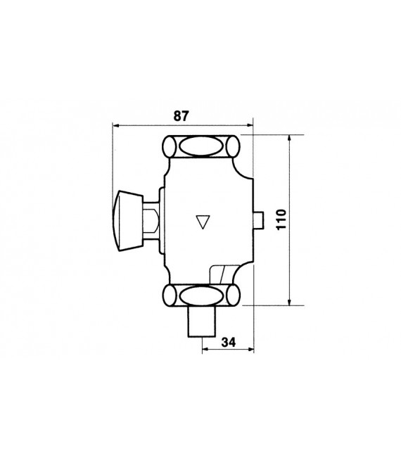 PRESTO 13001 Eclair Fluxómetro Inodoro