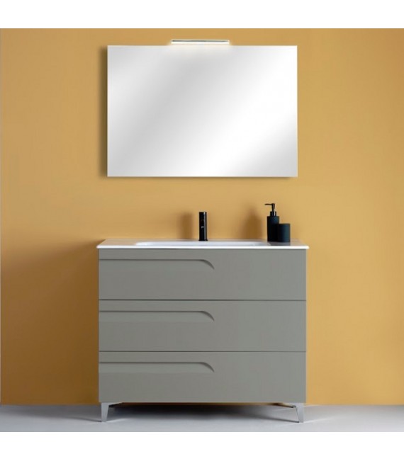 ROYO Conjunto VITALE 3 Cajones F-39 cms Fumé Mate