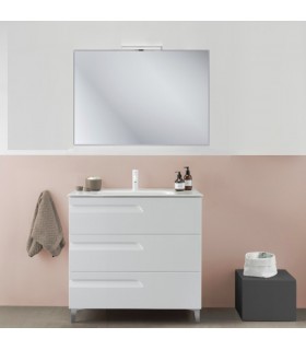 ROYO Conjunto VITALE 3 Cajones F-39 cms Blanco Brillo.