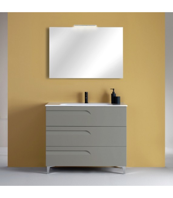 ROYO Conjunto VITALE 3 Cajones F-46 cms Fumé Mate