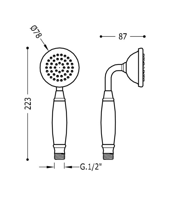 TRES 29963109 Ducha Antical Cromo