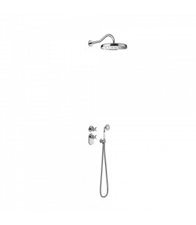 TRES-CLASIC 24235202 Grifo Kit Ducha Termostático Empotrado Cromo