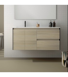 ROYO C0072332 LOOK+ Mueble Con Lavabo 120 Roble/Negro