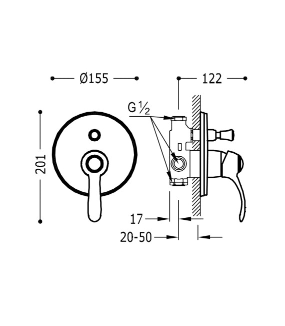 Medidas Empotrado 24218001