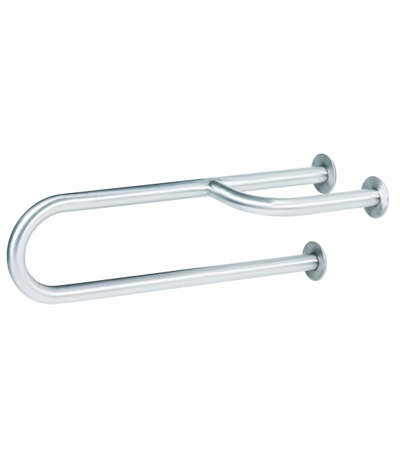 MEDICLINICS BFI600C BARRA Fija 3P Izquierda Inox Brillo