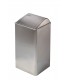 MEDICLINICS PP0065CS Papelera con tapa auto-retorno acero mate