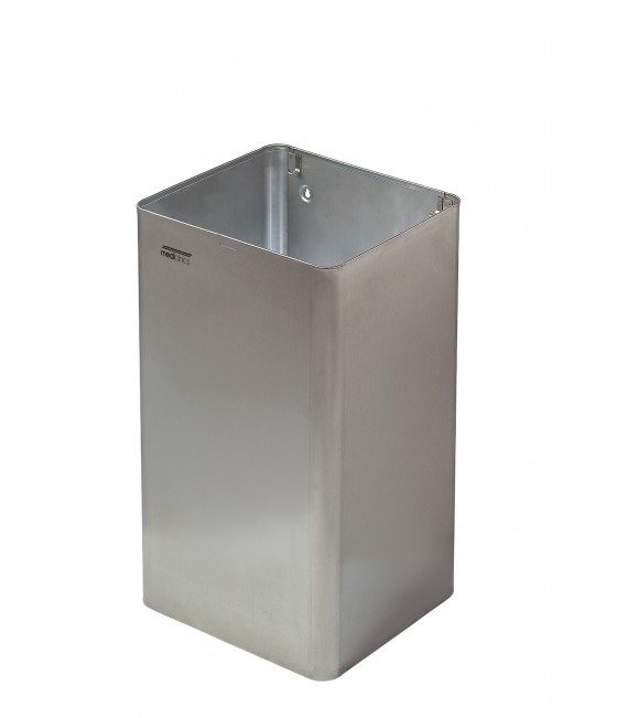 MEDICLINICS PP1065CS Papelera abierta acero mate