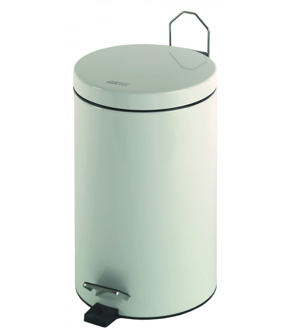 MEDICLINICS PP1305 Cubo Pedal Redondo 5L. Epoxi Blanco