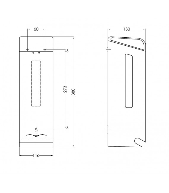 MEDICLINICS PR0781C Dispensador Papel 3 Rollos Inox Brillo