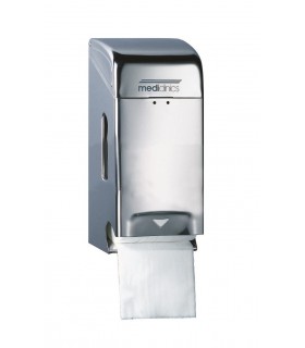 MEDICLINICS PR0784CS Dispensador Papel 2 Rollos Inox Satinado