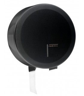 MEDICLINICS PR2787B Dispensador Papel Higiénico Negro