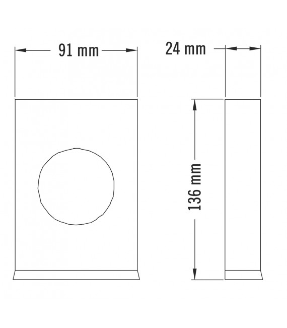 MEDICLINICS AI0900CS Dispensador de bolsas higiénicas Inox Satinado