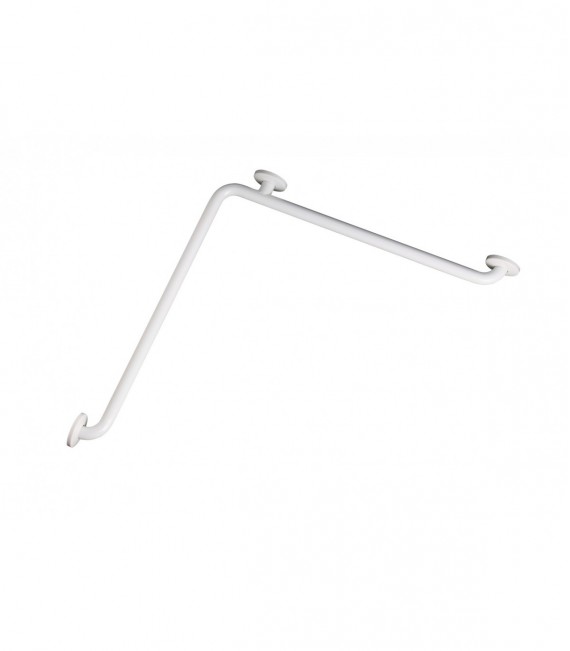 MEDICLINICS BD0700 Barrra De Ayuda Angulo Pared-Pared Inox Blanco