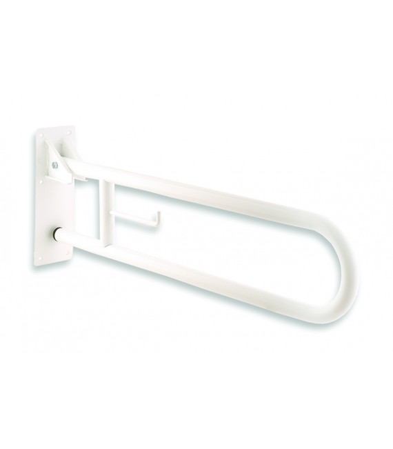 MEDICLINICS BG0800 Barra De Ayuda Abatible Inox Blanco