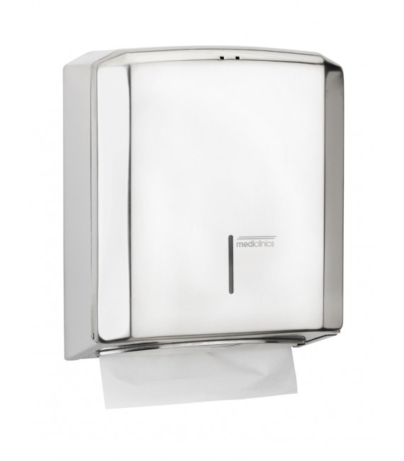 MEDICLINICS DT2106C Dispensador Papel Toallas Inox Brillo