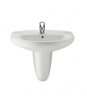 ROCA Victoria Lavabo Con SemiPedestal Blanco