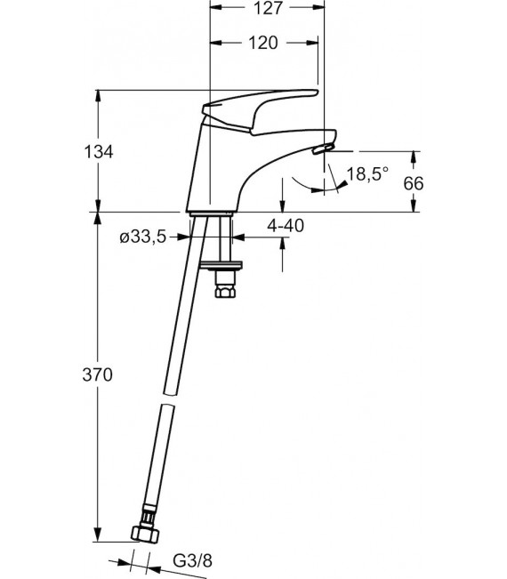 HANSA 01162283 Mix XS Monomando Lavabo