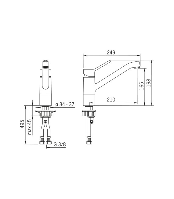HANSA 49482203 Primo Grifo Fregadero