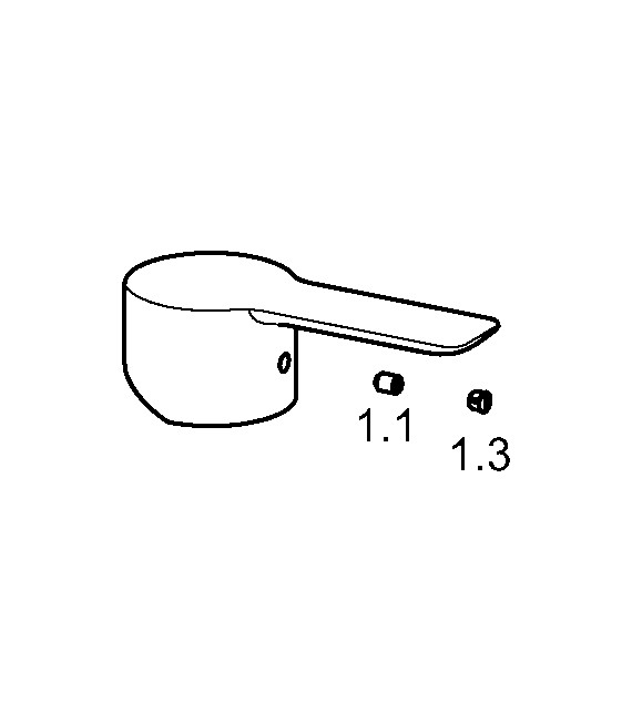 HANSA 59913650 Maneta Para Grifo Ligna