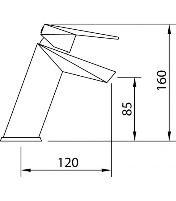 CLEVER 99428 Monomando Lavabo 85 Ventu