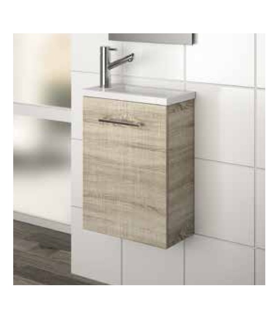 SALGAR 22899 MICRO Mueble+Lavabo Roble Calcedonia