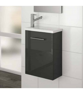 SALGAR 85162 MICRO Mueble+Lavabo Gris Mate