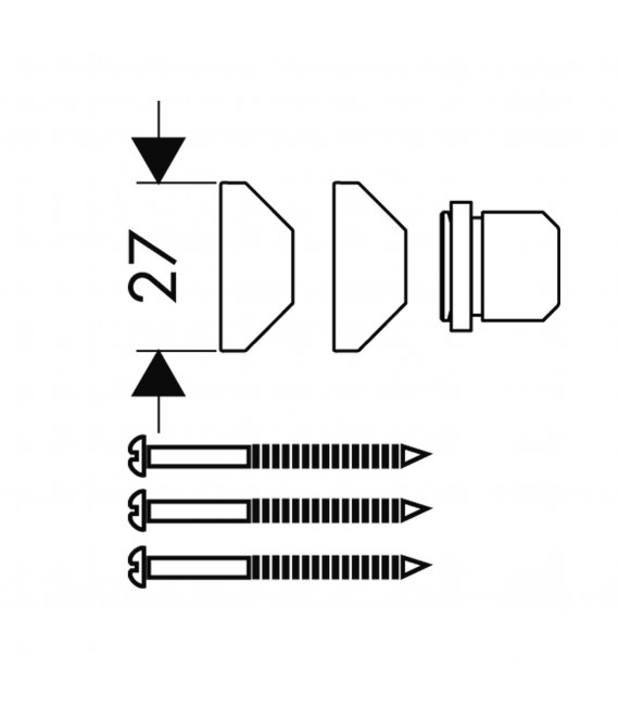 HANSGROHE 28694000 Set Montaje Esquina