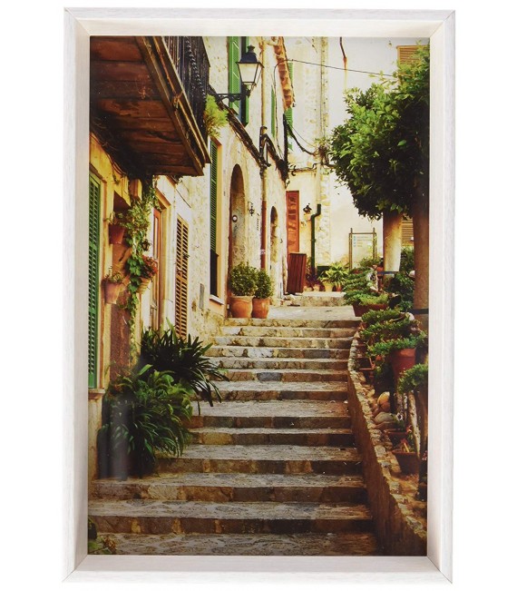 ANDREA HOUSE AX64147 Marco Fotos Madera Blanca