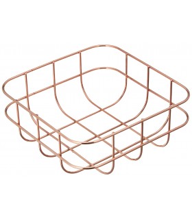 ANDREA HOUSE BA64307 Cesta De Baño Cobre