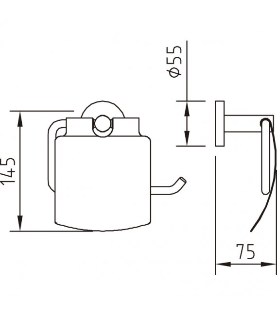 CLEVER 98652 Accesorio Portarrollo Con Tapa Urban 2