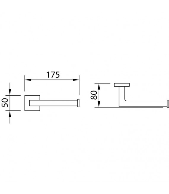CLEVER 99464 URBAN Accesorio Portarrollo Sin Tapa