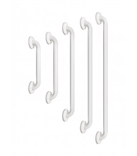 BARRA Ayuda Recta INOX Blanco