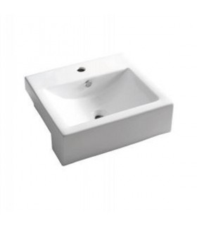 BATHCO 0045 MILAN Lavabo rectangular semi-encastre