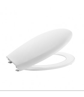 ROCA A801B6000B VICTORIA Asiento WC Bisagras Inox Blanco