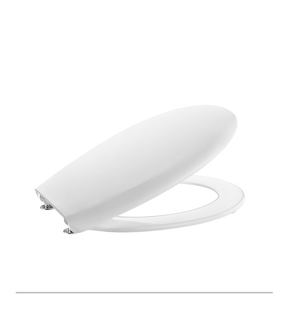 ROCA A801B6000B VICTORIA Asiento WC Bisagras Inox Blanco