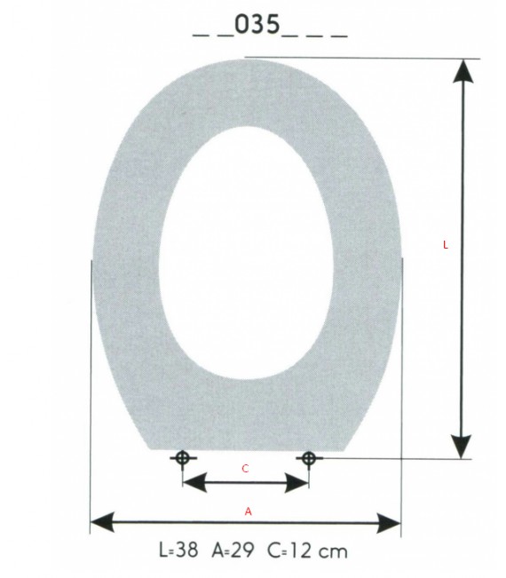 EIZAGUIRRE 02035108 INFANTIL Tapa Asiento WC Blanco