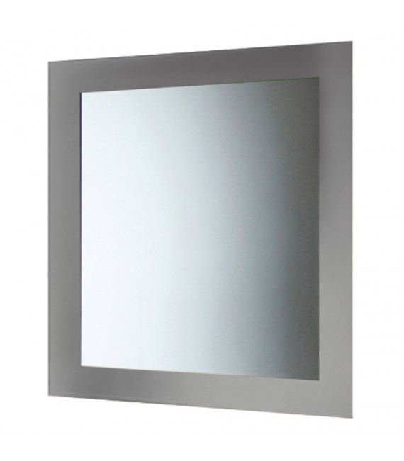 GEDY 78007300000 Espejo 60X70 Maine Plata
