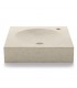 BATHCO 08015 PARBAYON Lavabo TERRAZO Cuadrado Beige